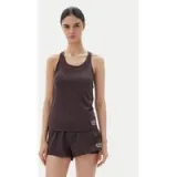 EA7 Emporio Armani Športna majica 7W000237 AF12509 U6278 Rjava Regular Fit - Velikost: XXL | Barva: hnedá | Starostna skupina: Odrasli | Spol: Ženske · záber 1
