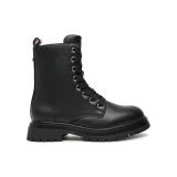 Tommy Hilfiger Pohodni čevlji Lace-Up Bootie T3A5-33569-1351 M Črna - Velikost: 30 | Barva: čierna | Starostna skupina: Odrasli | Spol: Otroški · záber 2