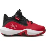 Under Armour Čevlji za košarko Pre-School UA Lockdown 7 3028514 Rdeča · záber 1