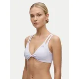 adidas Špotni nedrček Optime Workout Reversible Twist Light Support Bra KS6053 Svetlo vijolična · záber 1