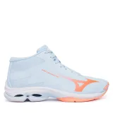 Čevlji za športe v zaprtih prostorih Mizuno Wave Lightning Pro Mid V1GC2665 Svetlo modra · záber 2