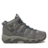 Trekking čevlji Keen Headout Mid Wp Steel 1028307 Siva · záber 2