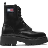 Tommy Jeans Pohodni čevlji Urban Tommy Jeans Lace Up Boot EN0EN01995 Črna · záber 1