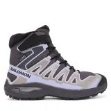 Trekking čevlji Salomon XA PRO WINTER WP J L45408400 Svetlo siva · záber 2