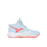 Čevlji za športe v zaprtih prostorih Mizuno Wave Momentum Pro Mid V1GC2545 Svetlo modra - Velikost: 39 | Barva: modrá | Starostna skupina: Odrasli | Spol: Ženski · záber 4