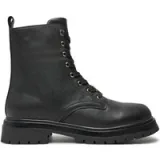 Tommy Hilfiger Pohodni čevlji Lace Up Bootie T3A5-33568-0092 S Črna · záber 1