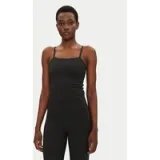 Girlfriend Collective Top Rib Cami 1037 Črna Slim Fit · záber 1
