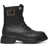 Tommy Hilfiger Pohodni čevlji T3A5-34015-1355999 Črna - Velikost: 38 | Barva: čierna | Starostna skupina: Odrasli | Spol: Otroški · záber 1