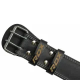 RDX Sports Fitnes pas 6“ Leather Black/Gold - Barva: čierna, viacfarebná | Starostna skupina: Odrasli | Teža: 0,46 g | Pakiranje: 18 · záber 6