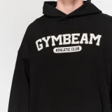 GymBeam Pulover s kapuco Varsity Black - Barva: čierna | Starostna skupina: Odrasli | Teža: 0,7732 g | Pakiranje: 18 · záber 6
