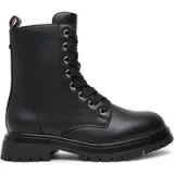 Tommy Hilfiger Pohodni čevlji Lace-Up Bootie T3A5-33569-1351 M Črna - Velikost: 30 | Barva: čierna | Starostna skupina: Odrasli | Spol: Otroški · záber 1