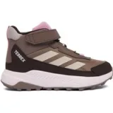 Trekking čevlji adidas Terrex Anylander Mid Children Hiking Shoes JR9726 Rjava · záber 1