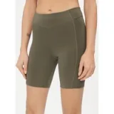 Reebok Športne kratke hlače Yoga Performance IM4041 Khaki Tight Fit - Velikost: XS | Barva: zelená | Starostna skupina: Odrasli | Spol: Ženske · záber 1