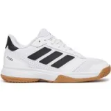 Čevlji za športe v zaprtih prostorih adidas Ligra 8 Indoor Shoes Kids IH8244 Bela - Velikost: 36 ⅔ | Barva: biela | Starostna skupina: Odrasli | Spol: Otroški · záber 1