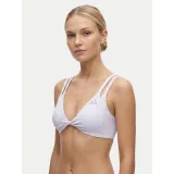 adidas Špotni nedrček Optime Workout Reversible Twist Light Support Bra KS6053 Svetlo vijolična · záber 2