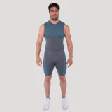 GymBeam OG1brezšivni top brez rokavov Grey/Blue - Barva: modrá, sivá | Starostna skupina: Odrasli | Teža: 0,2305 g | Pakiranje: 90 · záber 6