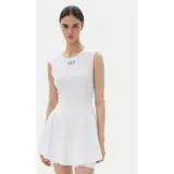 EA7 Emporio Armani Teniška obleka 7W000347 AF13282 U0002 Bela Regular Fit - Velikost: XL | Barva: biela | Starostna skupina: Odrasli | Spol: Ženske · záber 1
