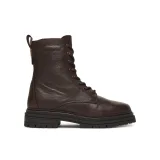 Tommy Hilfiger Pohodni čevlji Th Plaque Pebble Lace Boot Warm FW0FW08767 Rjava · záber 2