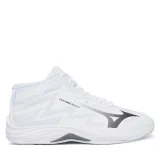 Čevlji za športe v zaprtih prostorih Mizuno Lightning Select Mid V1GA2675 Bela - Velikost: 44,5 | Barva: biela | Starostna skupina: Odrasli | Spol: Moški · záber 6