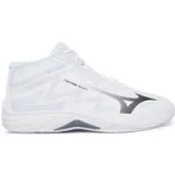 Mizuno Čevlji za športe v zaprtih prostorih Lightning Select Mid V1GA2675 Bela - Velikost: 46,5 | Barva: biela | Starostna skupina: Odrasli | Spol: Moški · záber 1