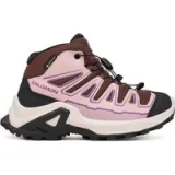 Trekking čevlji Salomon X Ultra Mid Gtx L49109500 Bordo rdeča - Velikost: 32 | Barva: bordová | Starostna skupina: Odrasli | Spol: Ženski · záber 1