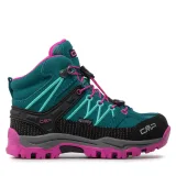 Trekking čevlji CMP Kids Rigel Mid Trekking Shoes Wp 3Q12944 Zelena · záber 2
