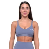 GymBeam Športni nedrček Essence String Denim Blue - Barva: modrá | Starostna skupina: Odrasli | Teža: 0,0695 g | Pakiranje: 100 · záber 6