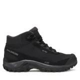 Trekking čevlji Salomon Shelter Waterproof L47855000 Črna - Velikost: 38 | Barva: čierna | Starostna skupina: Odrasli | Spol: Ženski · záber 2