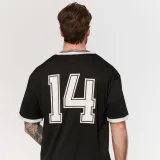 GymBeam Moška oversized majica s kratkimi rokavi Varsity Black - Barva: čierna | Starostna skupina: Odrasli | Teža: 0,21 g | Pakiranje: 80 · záber 6