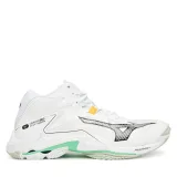 Čevlji za športe v zaprtih prostorih Mizuno Wave Lightning Z8 Mid V1GA2405 Bela · záber 2