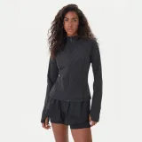 Girlfriend Collective Športna jopa Estrella 2030 Črna Slim Fit · záber 2