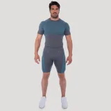 GymBeam Brezšivna majica OG1 Grey/Blue - Barva: modrá, sivá | Starostna skupina: Odrasli | Teža: 0,291 g | Pakiranje: 80 · záber 6