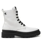 Pohodni čevlji Calvin Klein Jeans Lace-Up Bootie V4A5-81031-1453 S Bela · záber 2