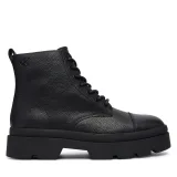 Pohodni čevlji Calvin Klein Lugged Mid Lace Up Tc Tu Lth HM0HM02267 Črna - Velikost: 44 | Barva: čierna | Starostna skupina: Odrasli | Spol: Moški · záber 2