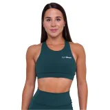 GymBeam Športni nedrček Ignite Dark Green - Velikost: XS | Barva: zelená | Starostna skupina: Odrasli | Teža: 0,08 g | Pakiranje: 120 · záber 6