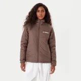 adidas Pohodna jakna Terrex Multi JN0812 Rjava Regular Fit - Velikost: M | Barva: hnedá | Starostna skupina: Odrasli | Spol: Ženske · záber 2