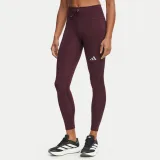 adidas Pajkice Run Essentials Full Length Leggings KQ8195 Bordo rdeča Slim Fit · záber 2
