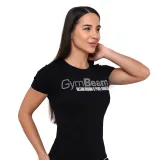 GymBeam Ženska majica Pure Ambition Black - Barva: čierna | Starostna skupina: Odrasli | Teža: 0,17 g · záber 6