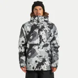 DC Shoes Smučarska jakna Basic Print ADYTJ03097 Siva Regular Fit · záber 2