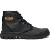 Palladium Pohodni čevlji PAMPA HI COATED 74375-008-M Črna - Velikost: 39 | Barva: čierna | Starostna skupina: Odrasli | Spol: Unisex · záber 1