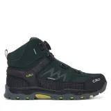 Trekking čevlji CMP Kiruna Mid FitGo Wp 3Q56784J Zelena · záber 2