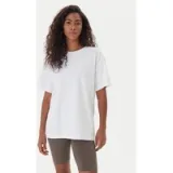 Girlfriend Collective Majica Reset 3039 Bela Relaxed Fit · záber 1