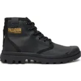Pohodni čevlji Palladium PAMPA HI COATED 74375-008-M Črna - Velikost: 38 | Barva: čierna | Starostna skupina: Odrasli | Spol: Unisex · záber 1