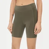 Reebok Športne kratke hlače Yoga Performance IM4041 Khaki Tight Fit - Velikost: XS | Barva: zelená | Starostna skupina: Odrasli | Spol: Ženske · záber 2
