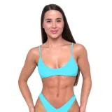 GymBeam Ženski bikini top HAWAII Lagoon - Barva: modrá | Starostna skupina: Odrasli | Teža: 0,068 g · záber 6
