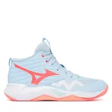 Čevlji za športe v zaprtih prostorih Mizuno Wave Momentum Pro Mid V1GC2545 Svetlo modra - Velikost: 39 | Barva: modrá | Starostna skupina: Odrasli | Spol: Ženski · záber 2