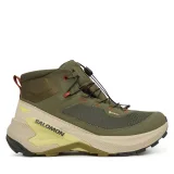 Trekking čevlji Salomon Genesis Mid GTX L45409400 Khaki - Velikost: 48 | Barva: zelená | Starostna skupina: Odrasli | Spol: Moški · záber 2
