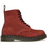 Dr. Martens Pohodni čevlji 1460 Pascal DM41402600 Rdeča - Velikost: 40 | Barva: červená | Starostna skupina: Odrasli | Spol: Ženske · záber 1