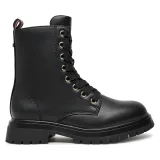 Pohodni čevlji Tommy Hilfiger Lace-Up Bootie T3A5-33569-1351 M Črna · záber 2