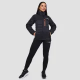 GymBeam Ženska jakna Puffer Black/Orange - Velikost: XL | Barva: čierna | Starostna skupina: Odrasli | Teža: 0,52 g | Pakiranje: 20 · záber 6
